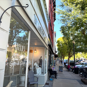 Pictured is the exterior of The Hare & The Hart in downtown Thomasville, Georgia.