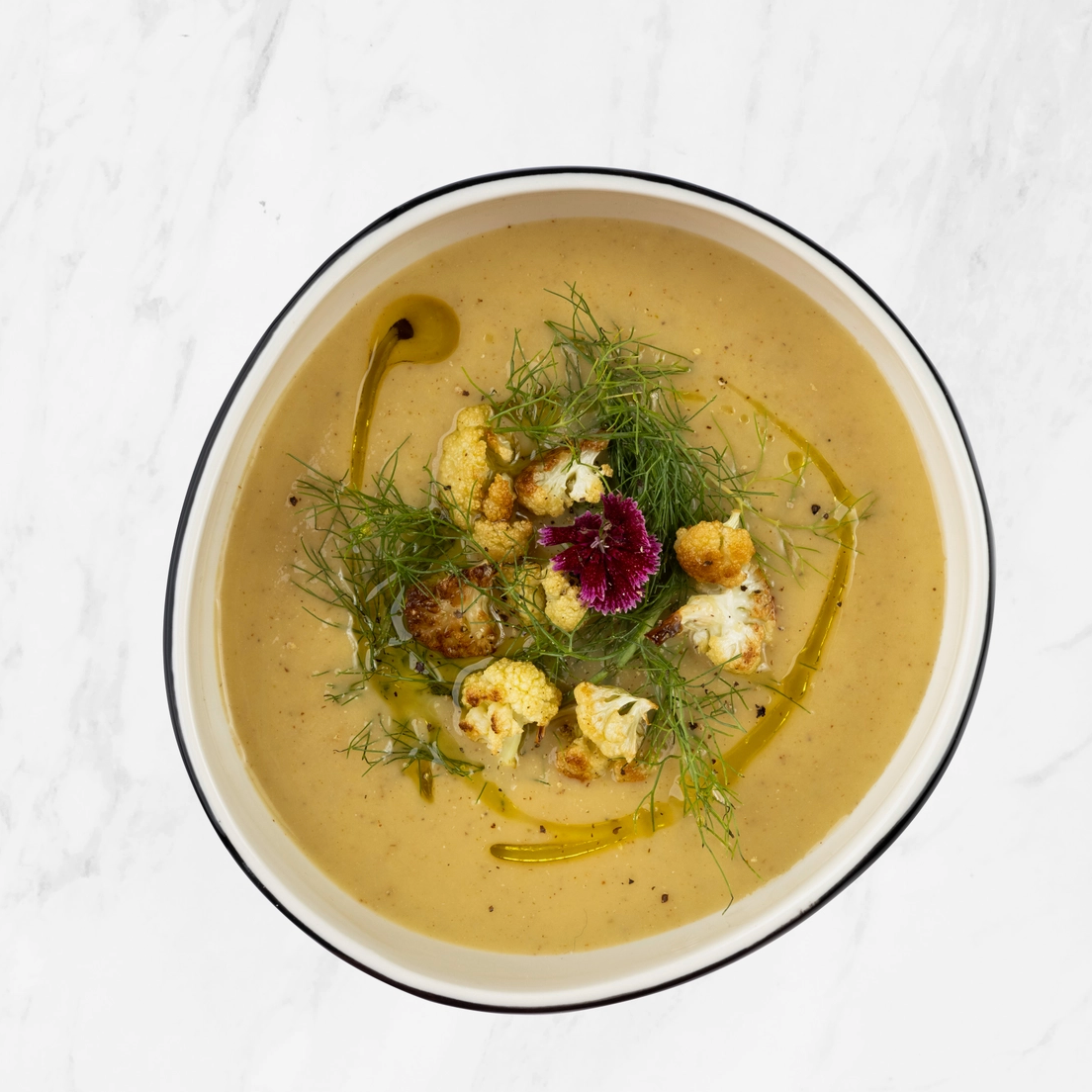 18 Chestnuts Roasted Cauliflower Soup