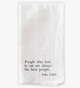 Julia Child Quote Napkins - Set of 4