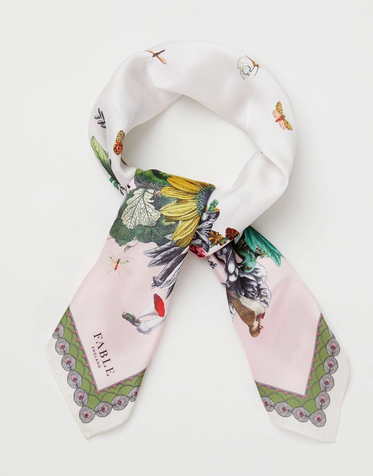 Nature's Fairy Tale Square Scarf by Fable England