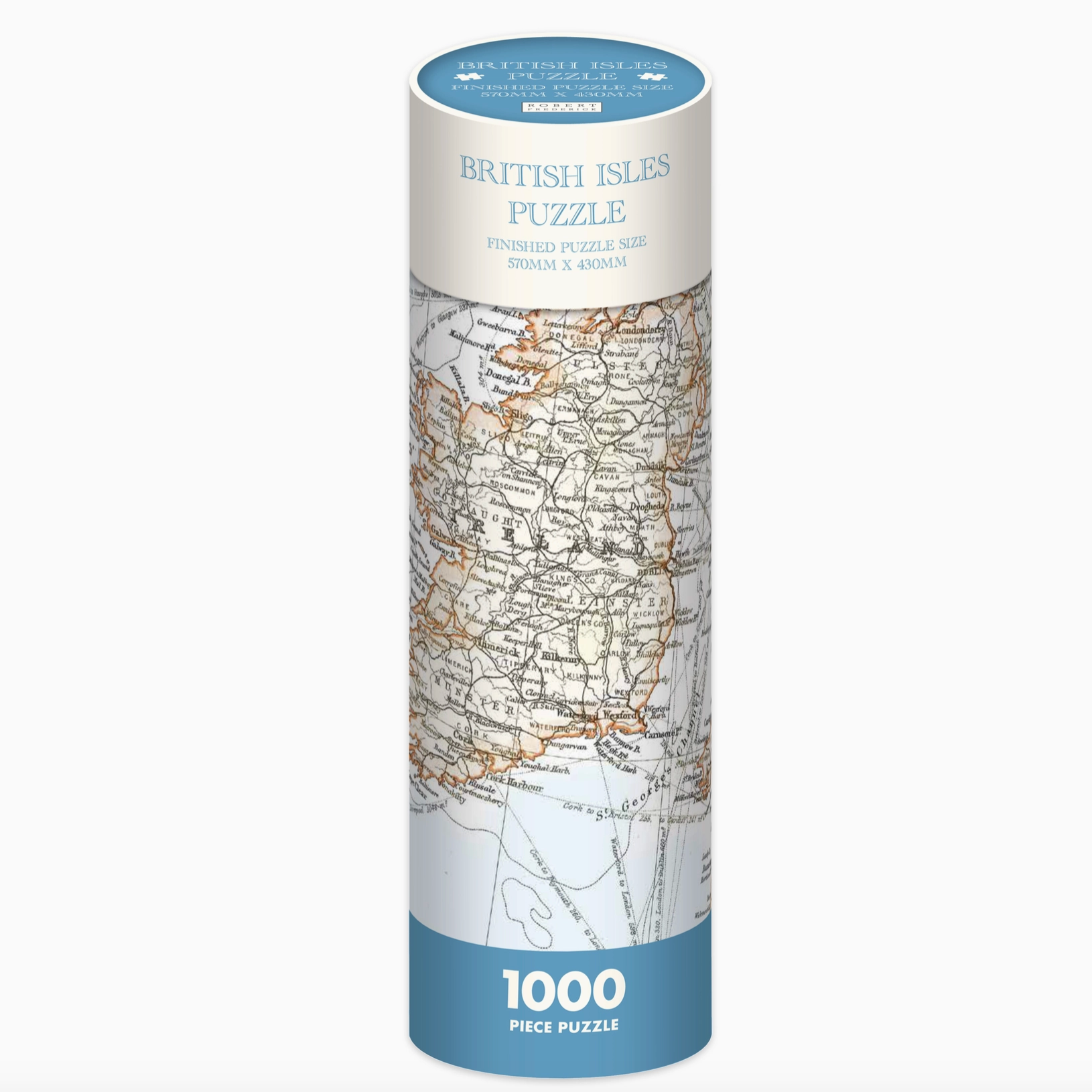 British Isles 1,000 Piece Jigsaw Puzzle in a Tube