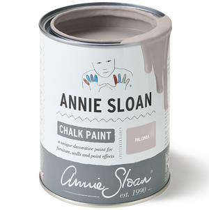 Pictured is a can of Paloma Chalk Paint® by Annie Sloan and sold at The Hare & The Hart in downtown Thomasville, Georgia.