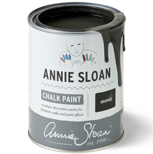 Pictured is a can of Graphite Chalk Paint® by Annie Sloan and sold at The Hare & The Hart in downtown Thomasville, Georgia.