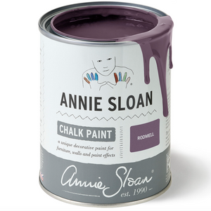 Pictured is a can of Rodmell Chalk Paint® by Annie Sloan and sold at The Hare & The Hart in downtown Thomasville, Georgia.