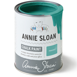 Pictured is a can of Provence Chalk Paint® by Annie Sloan and sold at The Hare & The Hart in downtown Thomasville, Georgia.