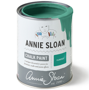 Pictured is a can of Florence Chalk Paint® by Annie Sloan and sold at The Hare & The Hart in downtown Thomasville, Georgia.