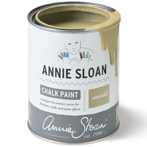 Pictured is a can of Versailles Chalk Paint® by Annie Sloan and sold at The Hare & The Hart in downtown Thomasville, Georgia.