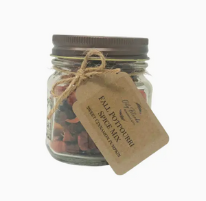 Pictured is Sweet Cinnamon Fall Pumpkin Spice Mix by Oiily Blends and sold at The Hare & The Hart in downtown Thomasville, Georgia.