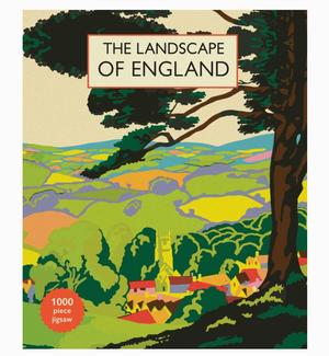 Pictured is the 1000 piece jigsaw puzzle called "The Landscape of England."