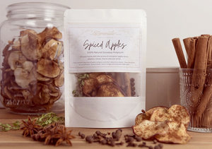 Pictured is a bag of Spiced Apples Stovetop Potpourri by The Lemonade Stand and sold at The Hare & The Hart in downtown Thomasville, Georgia.