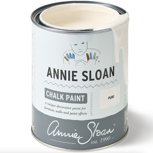 Pictured is a can of Pure Chalk Paint® by Annie Sloan and sold at The Hare & The Hart in downtown Thomasville, Georgia.