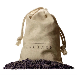 Pictured is a Lavender Bud Sachet by Lavande sold at The Hare & The Hart in downtown Thomasville, Georgia.