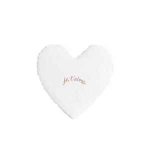 Je T'aime Foiled Heart