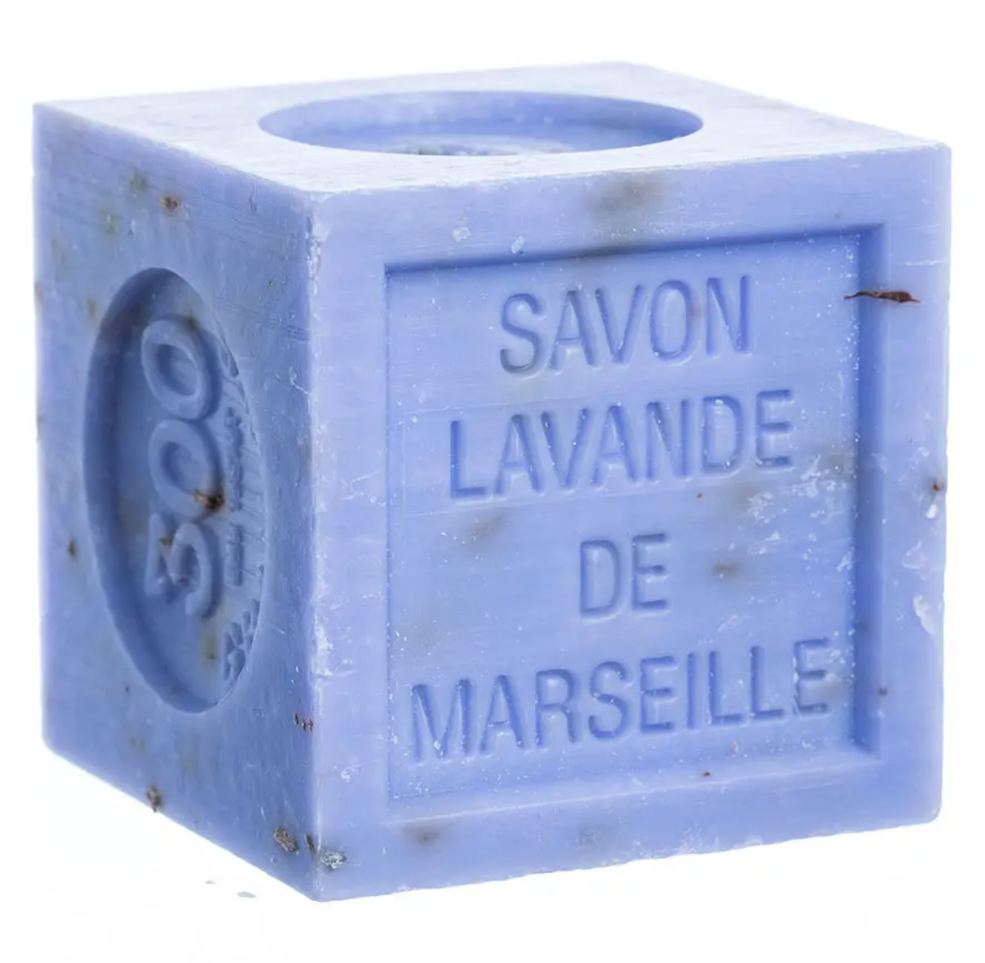 Lavender Soap Block by Savon de Marseille (with Crushed Flowers)