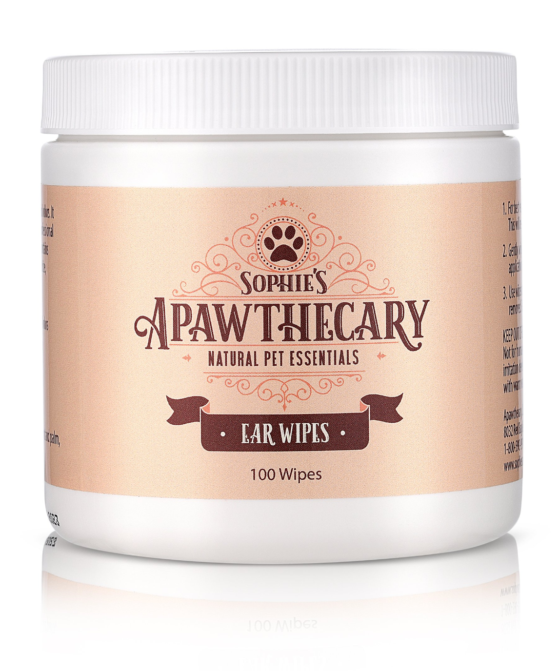 Sophie's Apawthecary Pet Ear Wipes