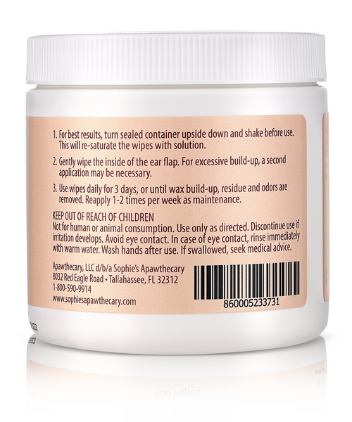 Sophie's Apawthecary Pet Ear Wipes