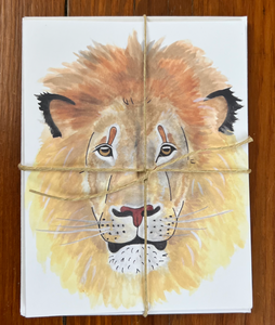 Lion Notecard Set of 5