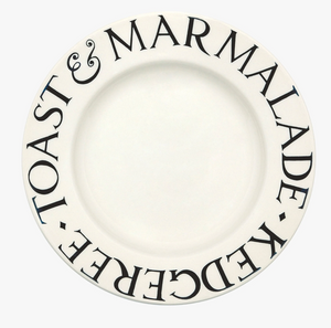 Emma Bridgewater Black Toast "Toast & Marmalade" 8.5" Plate