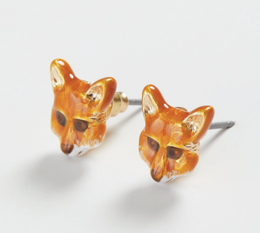 Fox Stud Earrings by Fable England