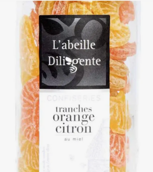 French Orange Lemon Honey-Filled Candy