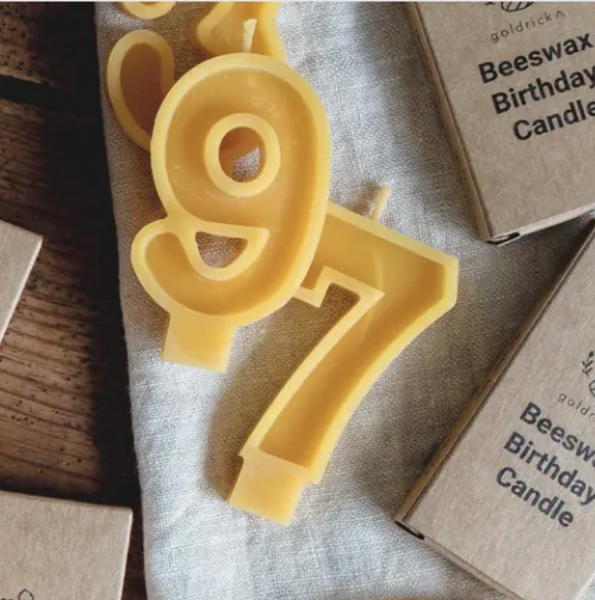 Beeswax Birthday Candles