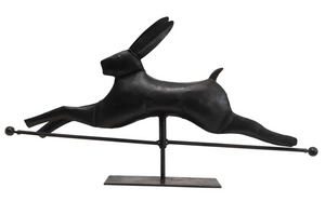 Leaping Rabbit on Stand