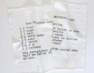 Chocolate Cake Tea Towel
