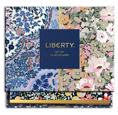 Liberty London Assorted Floral Notecard Set of 16